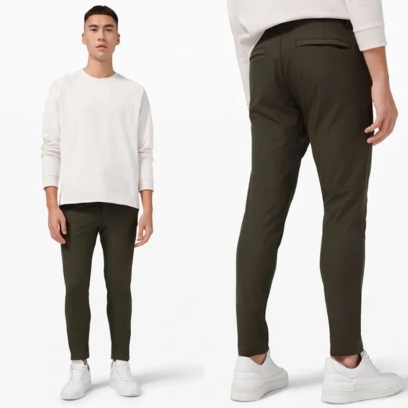 Lululemon Men's Olive Skinny Pants - Picture 1 of 10